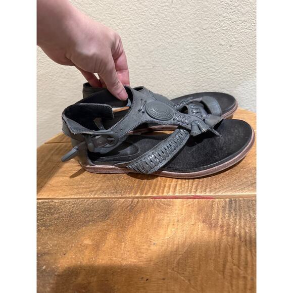 Free People Blue Sandals Slip-On Comfort - Picture 1 of 7